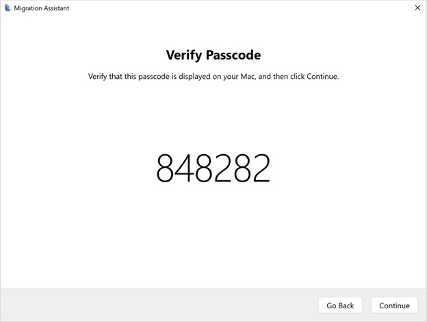 After entering the code, the two devices will be paired